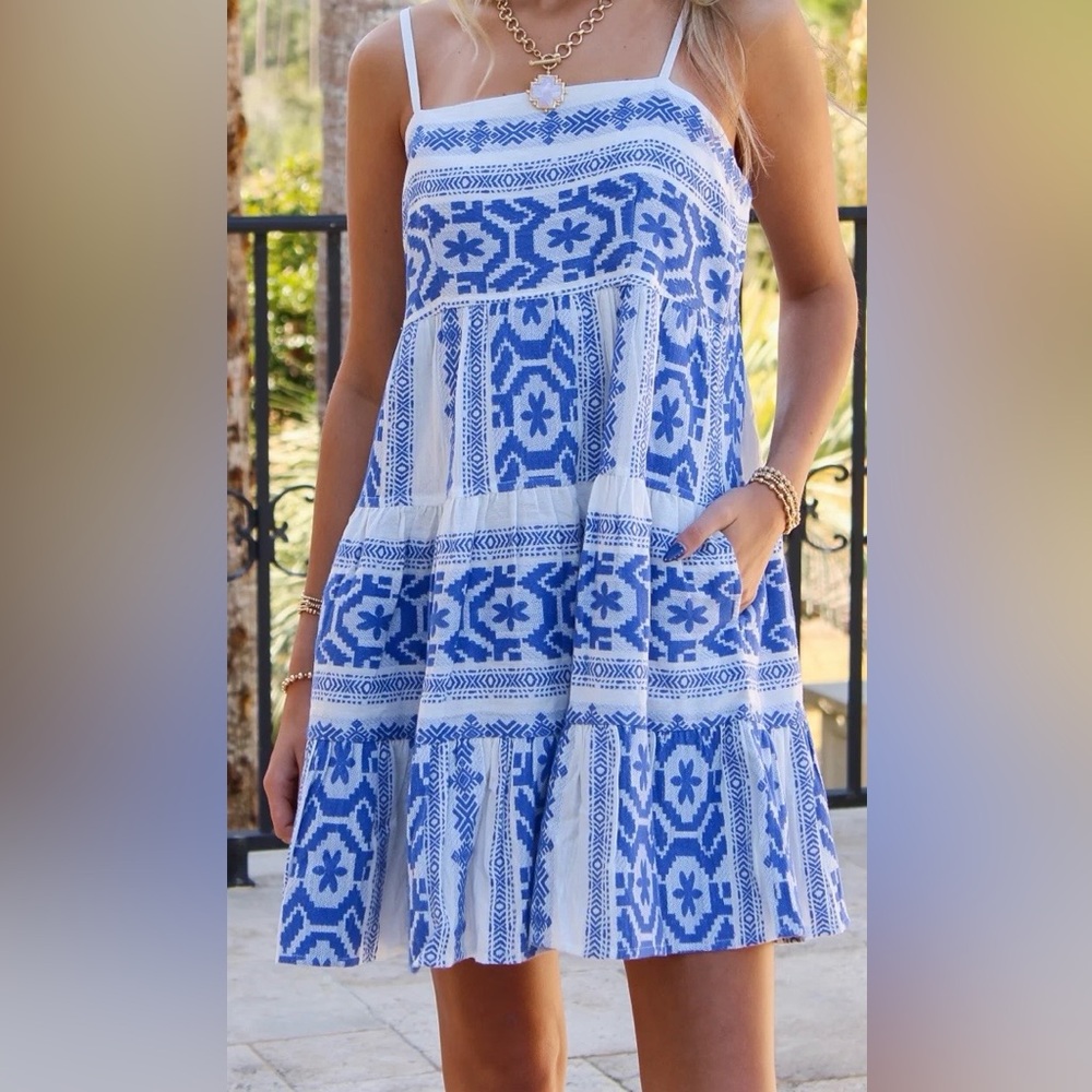 NWT makk Fashions Portofino Breeze Mini Dress!